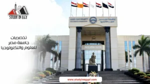 تخصصات جامعة مصر للعلوم والتكنولوجيا