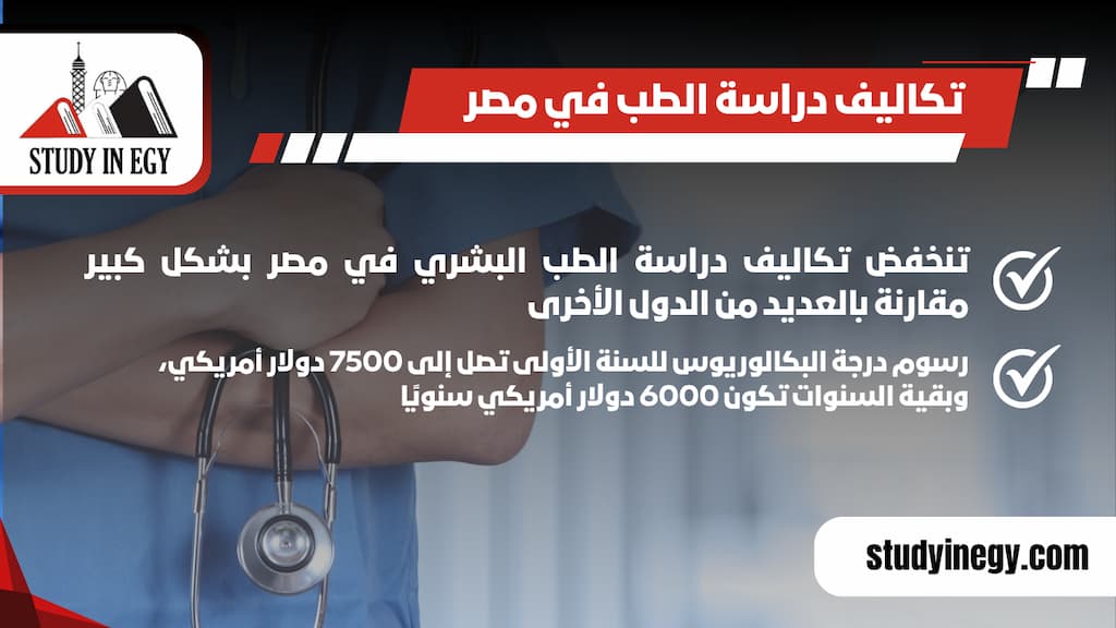 تكاليف دراسة الطب في مصر