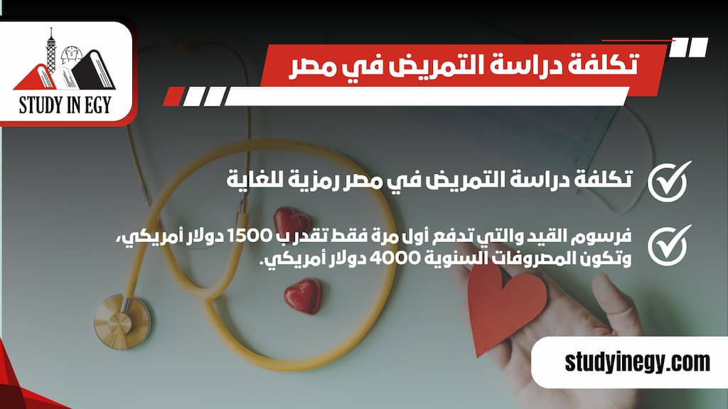 تكلفة دراسة التمريض في مصر