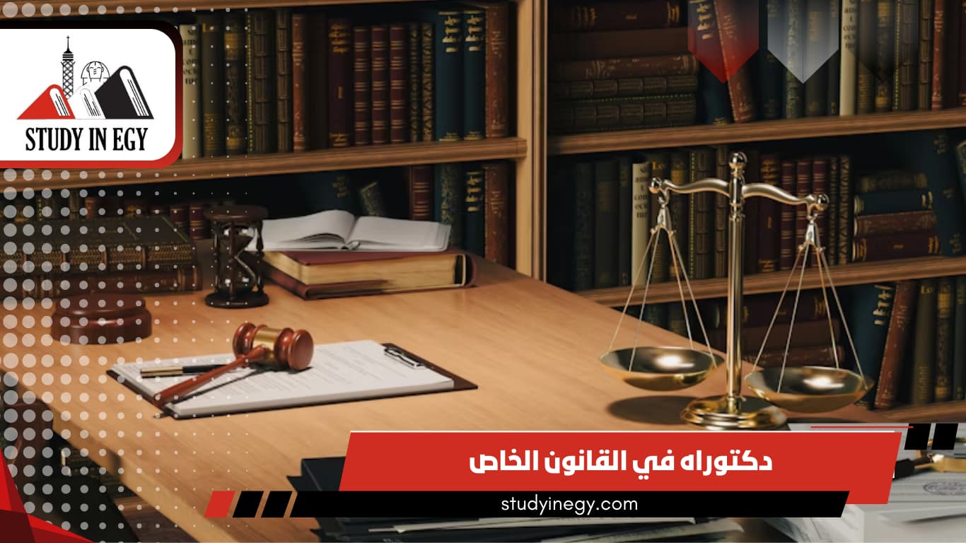 دراسة دكتوراه القانون الخاص فى مصر 2026