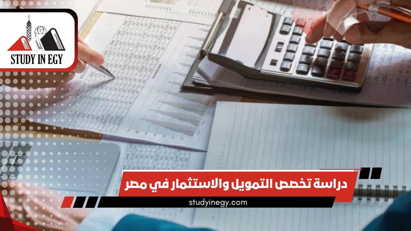 دراسة تخصص التمويل والاستثمار في مصر