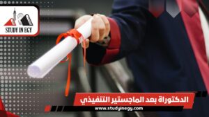 الدكتوراة بعد الماجستير التنفيذي