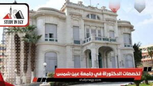 تخصصات الدكتوراة في جامعة عين شمس