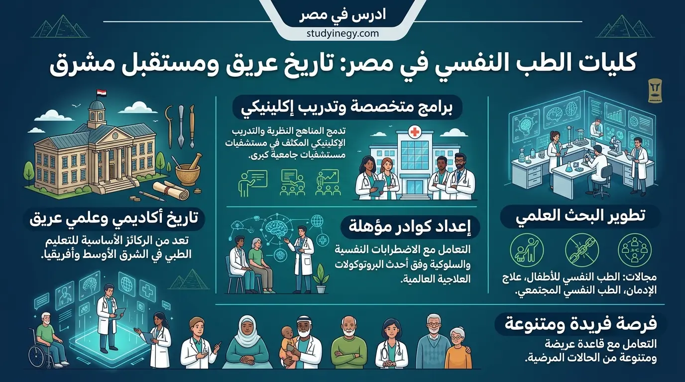 كليات الطب النفسي في مصر