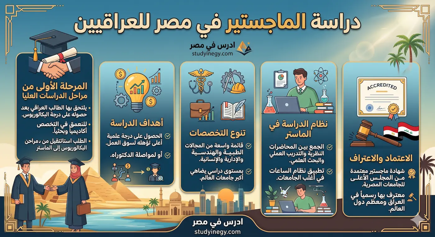 دراسة الماجستير في مصر للعراقيين