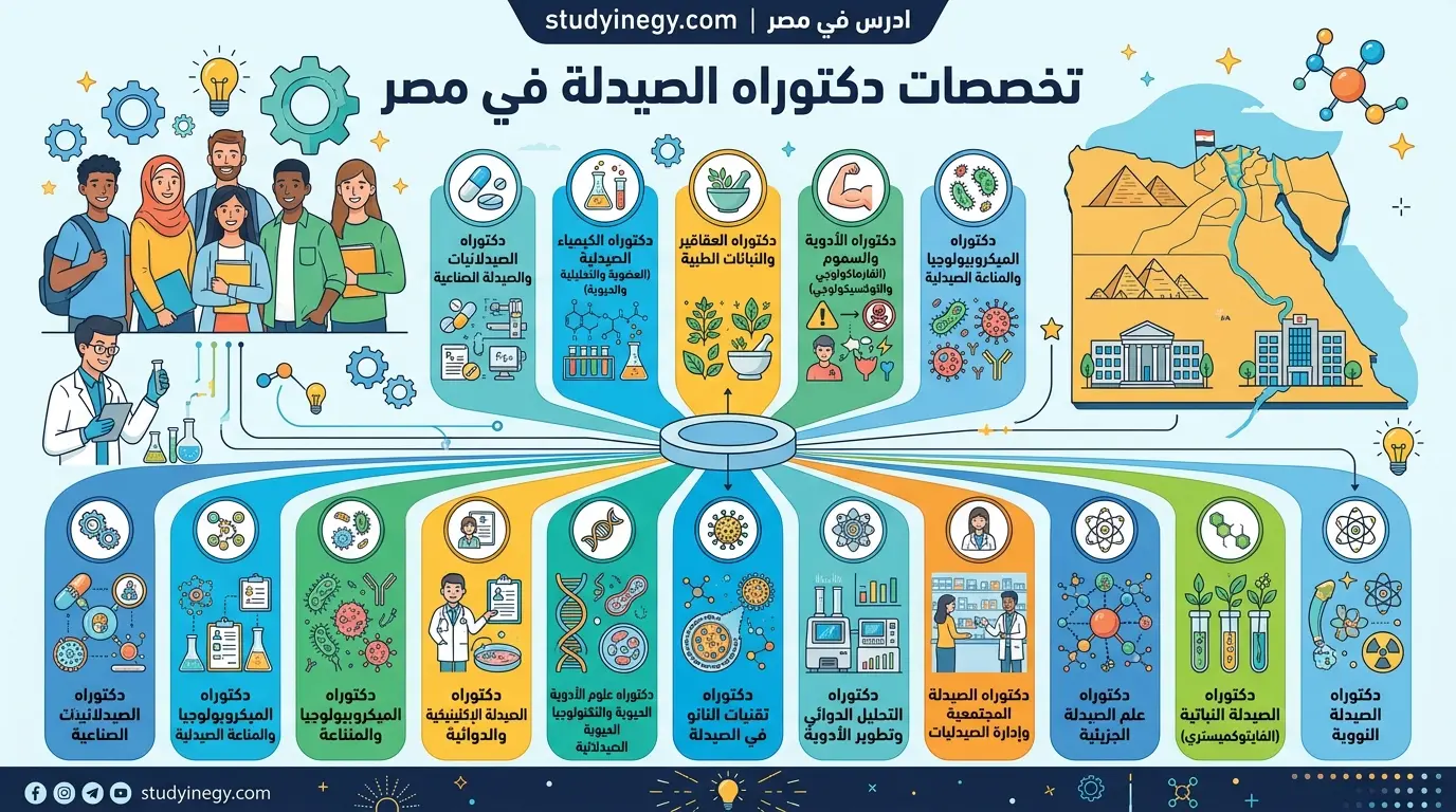 دراسة دكتوراه الصيدلة في مصر