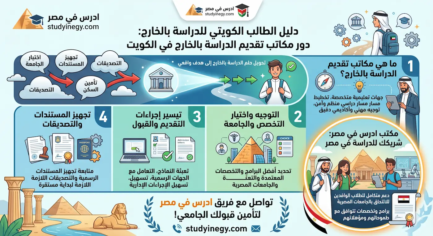 مكاتب تقديم الدراسة بالخارج في الكويت